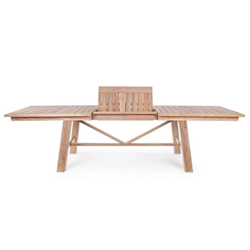 Tavolo da Giardino Allungabile in Legno Teak 220-300x100 cm - CHARMING