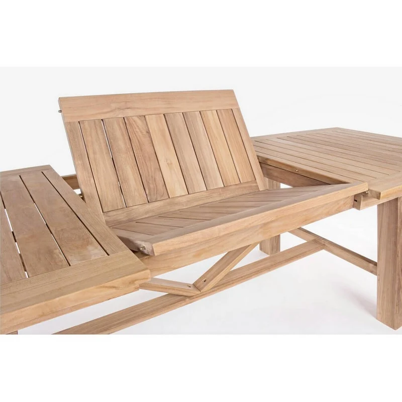 Tavolo da Giardino Allungabile in Legno Teak 220-300x100 cm - CHARMING