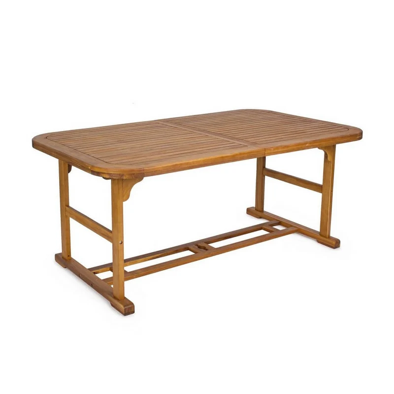 Tavolo da Giardino Allungabile in Legno di Acacia 180-240x100 - SERENITY
