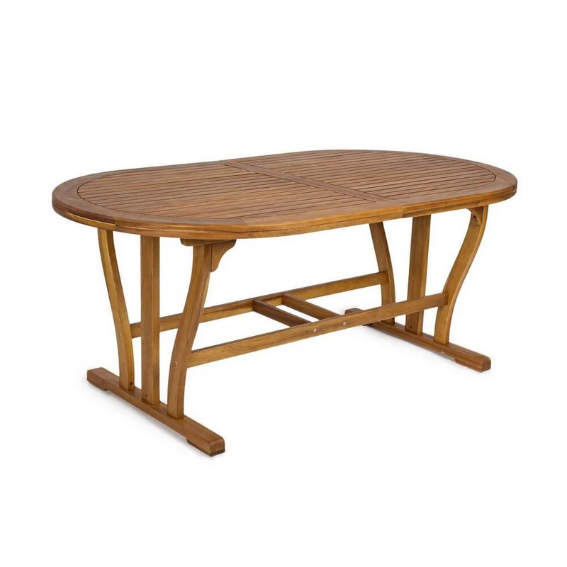 Tavolo da Giardino Ovale Allungabile in Legno di Acacia 180-240 cm - SERENITY