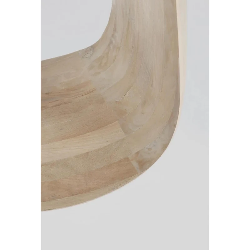 Tavolino in Legno di Mango Massello con Apertura Scultorea - ELIJAH