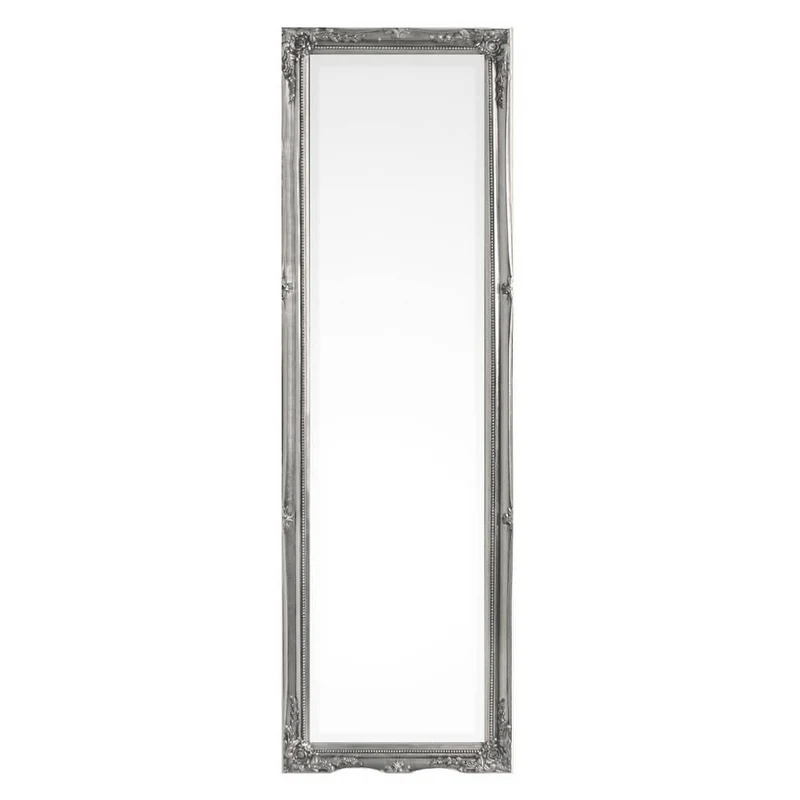 Specchio da Parete con Cornice Barocca Argento 36x126 cm - HALL