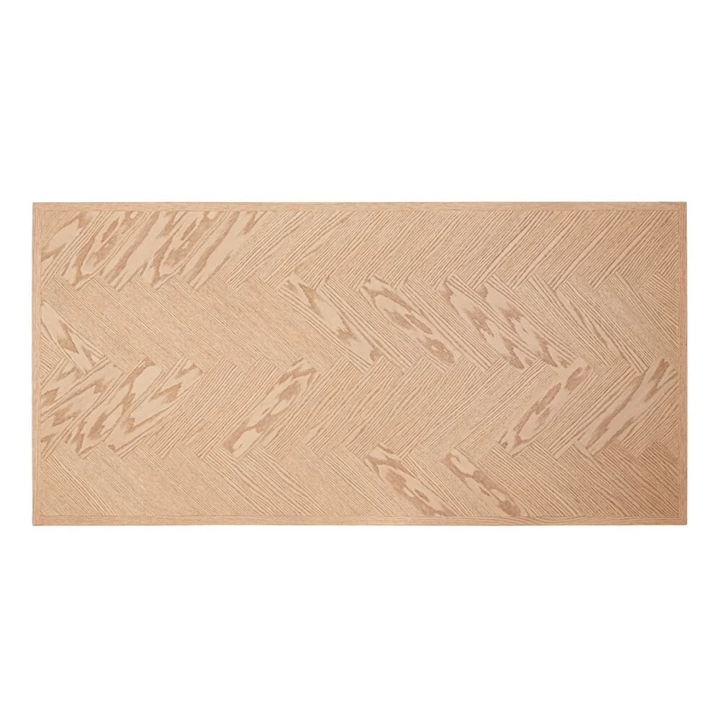 Tavolo da Pranzo Piano in Legno e Gambe in Acciaio 180x90 - GRIFFIN