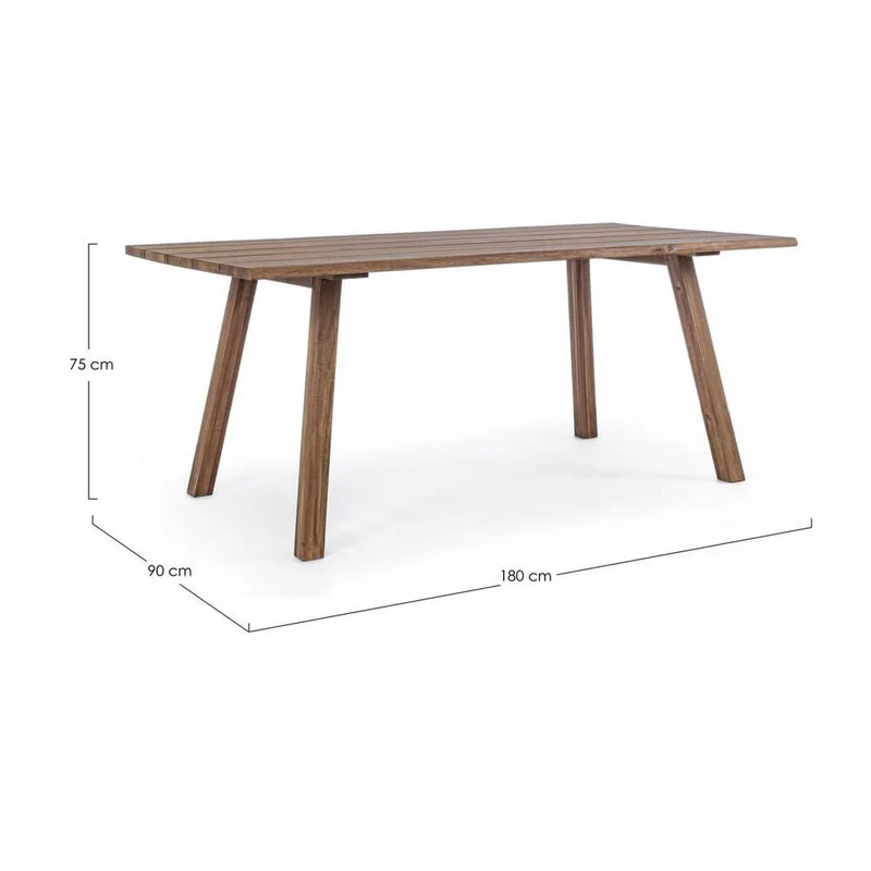 Tavolo da Giardino in Legno di Acacia FSC 180x90 cm - SCOTTISH