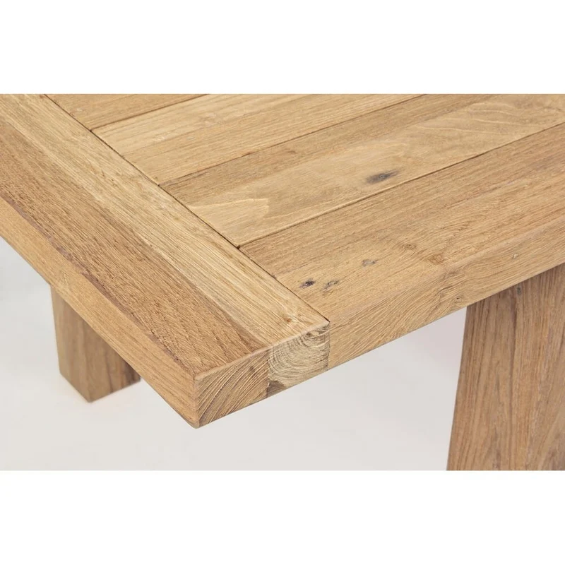 Tavolo Allungabile in Teak Riciclato Rustico 160-220 cm - ABUNDANCE