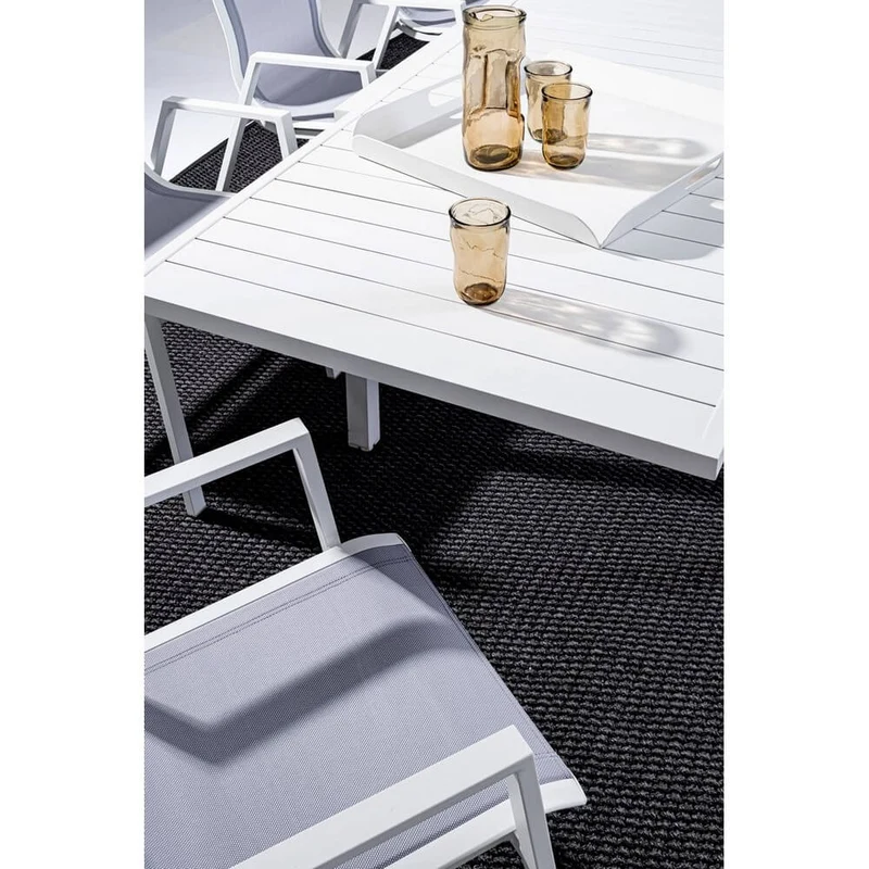Tavolo da Giardino Allungabile in Alluminio 135-270x90 cm - SEAFARER