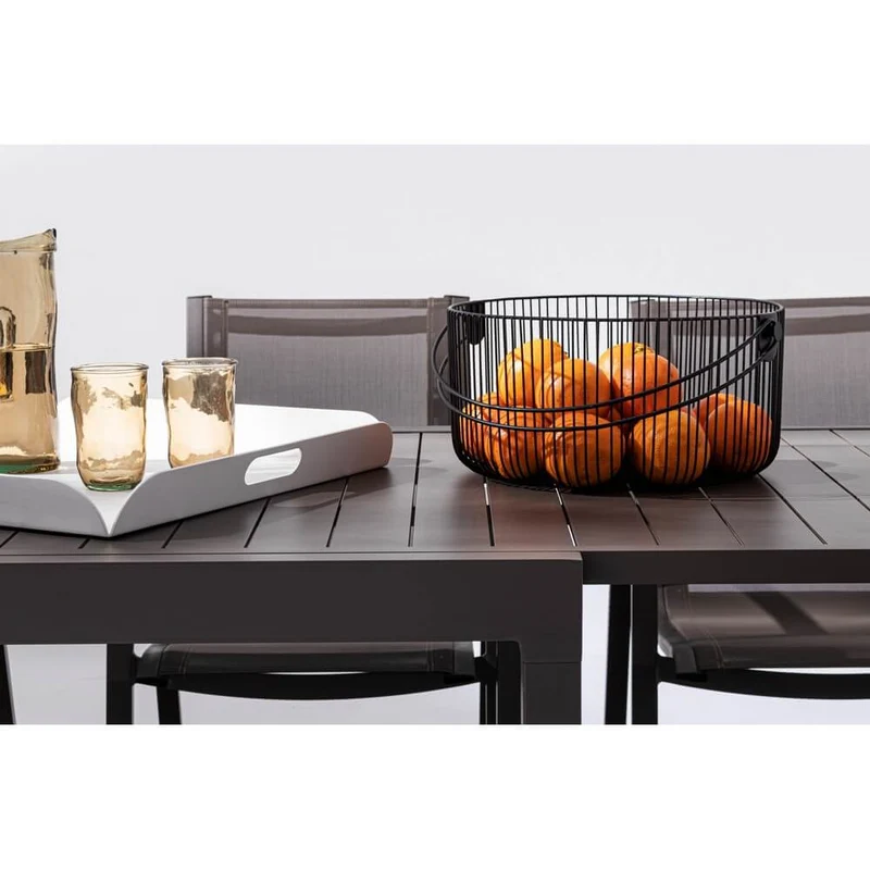 Tavolo da Giardino Allungabile in Alluminio 135-270x90 cm - SEAFARER