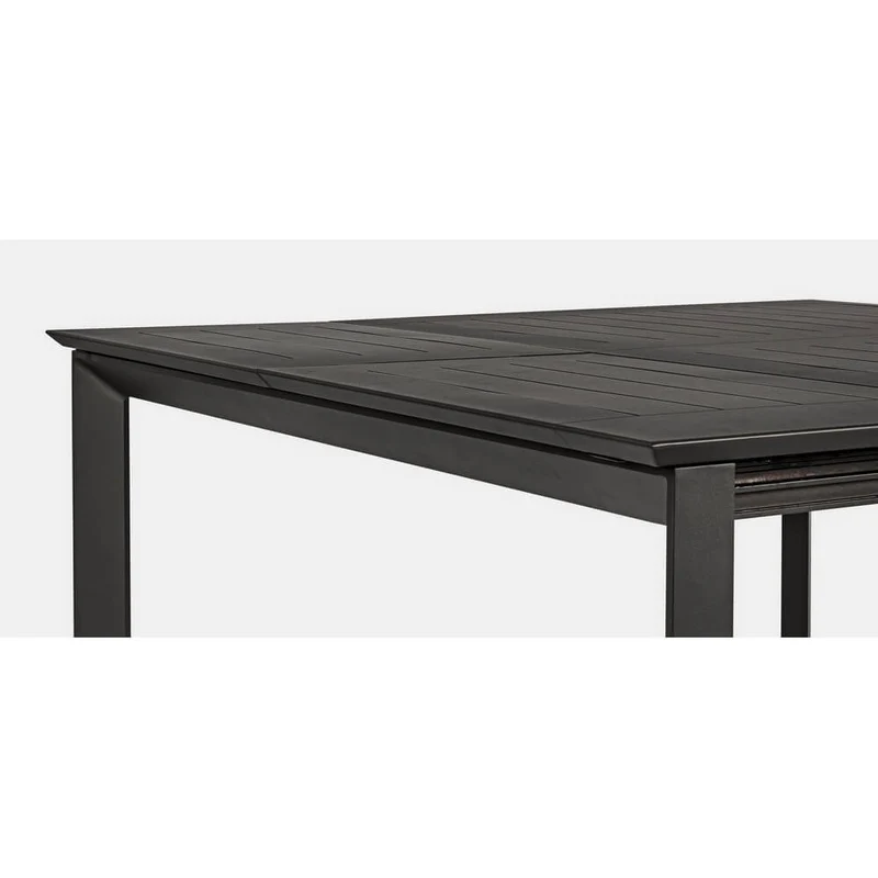 Tavolo da Giardino Allungabile in Alluminio Quadrato Antracite - STRONG