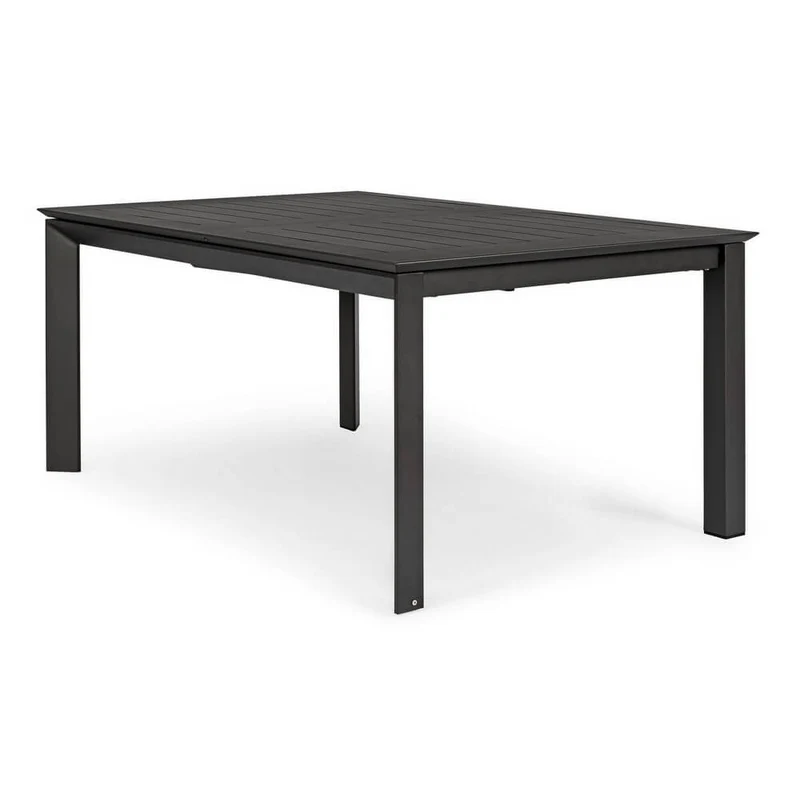 Tavolo da Giardino Allungabile in Alluminio Quadrato Antracite - STRONG