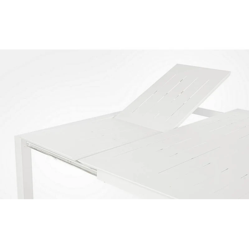Tavolo da Giardino Allungabile in Alluminio Quadrato Antracite - STRONG