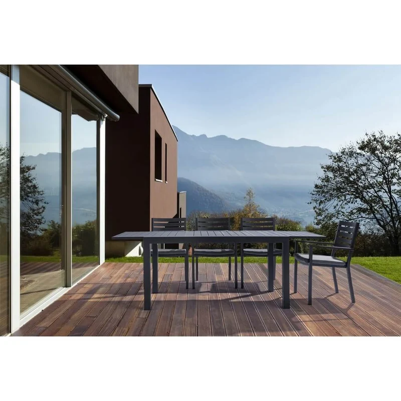 Tavolo da Giardino Allungabile in Alluminio 140-210 cm - NORDIC