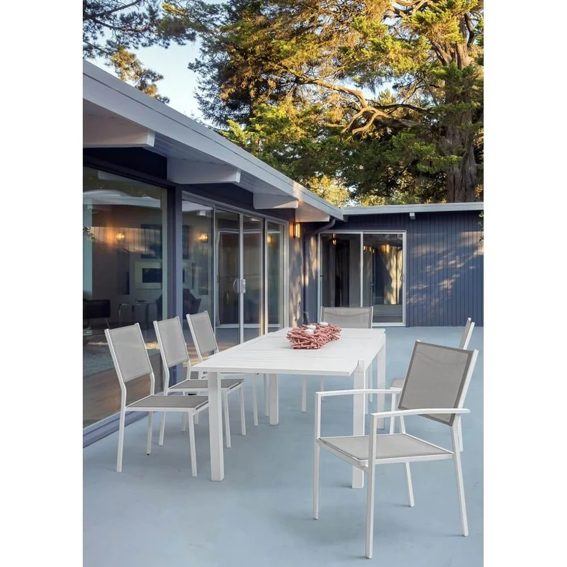 Tavolo da Giardino Allungabile in Alluminio 140-210 cm - NORDIC
