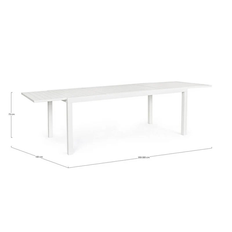Tavolo da Giardino Allungabile in Alluminio 140-210 cm - NORDIC