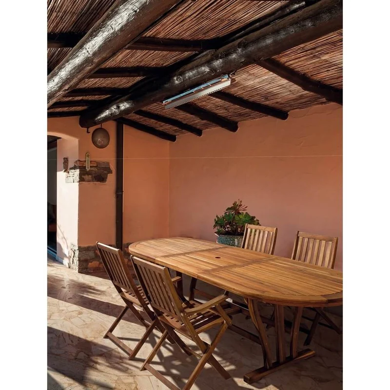 Set di 2 Sedie Pieghevoli con Braccioli in Legno di Acacia - SERENITY