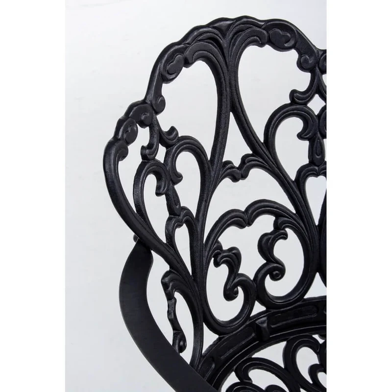 Set di 2 Sedie con Braccioli da Giardino in Alluminio Pressofuso Stile Vittoriano - CLASSIC