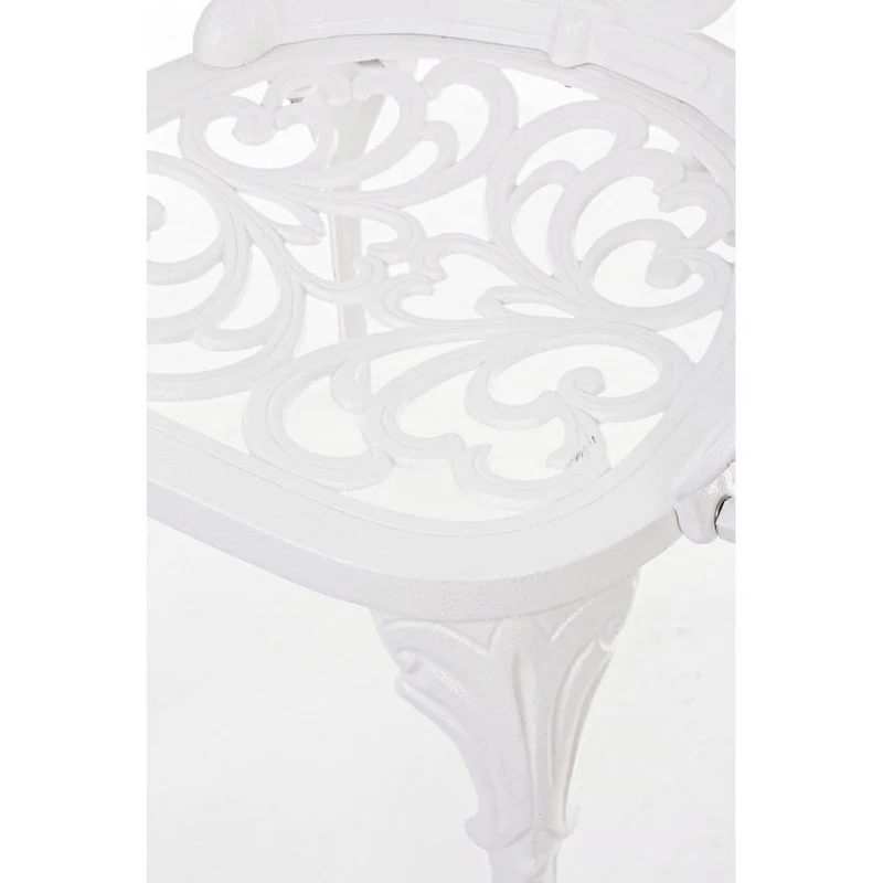 Set di 2 Sedie con Braccioli da Giardino in Alluminio Pressofuso Stile Vittoriano - CLASSIC