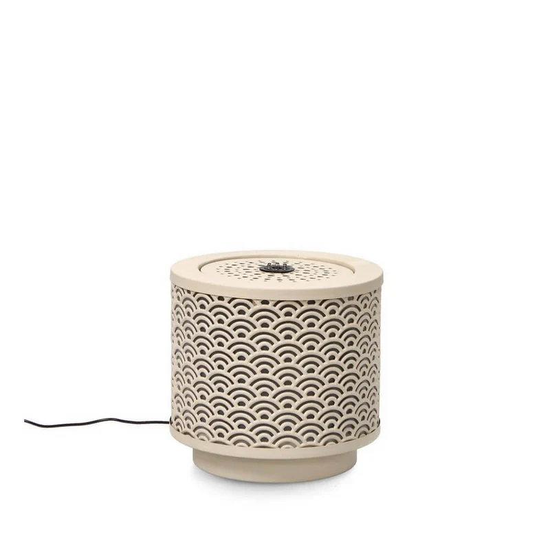 Fontana da Tavolo in Metallo con Luci LED Decoro Orientale - BLOSSOM