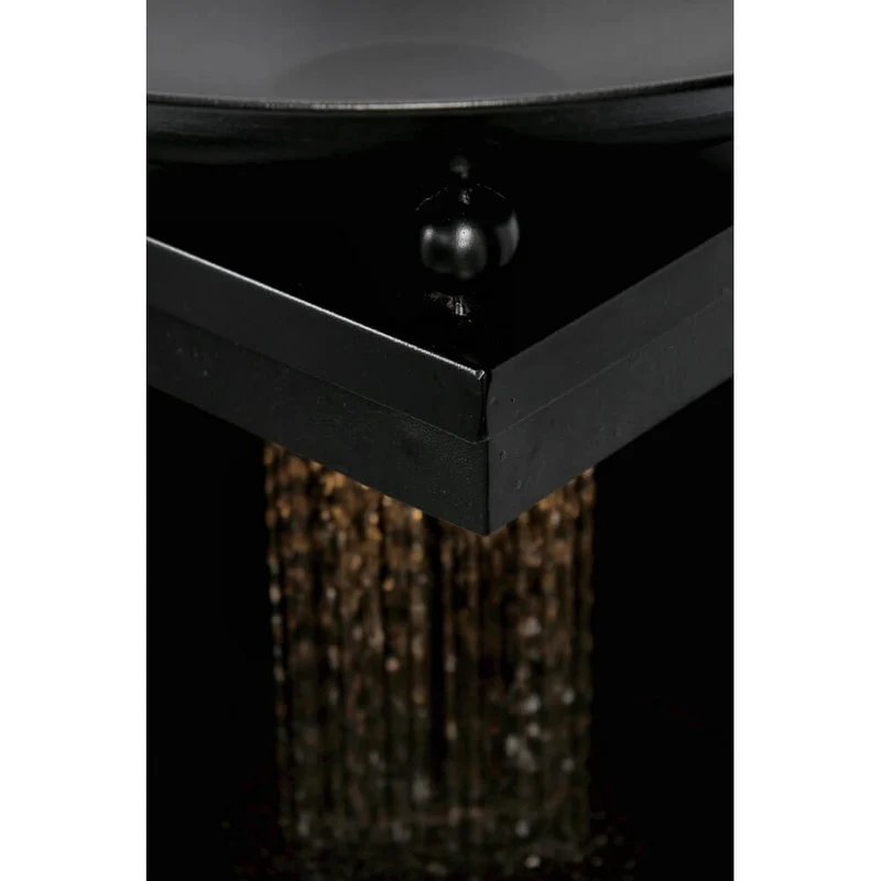 Fontana da Giardino in Metallo con Luce LED Incorporata - SNOWFLAKE