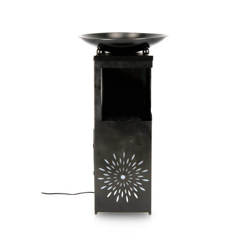 Fontana da Giardino in Metallo con Luce LED Incorporata - SNOWFLAKE