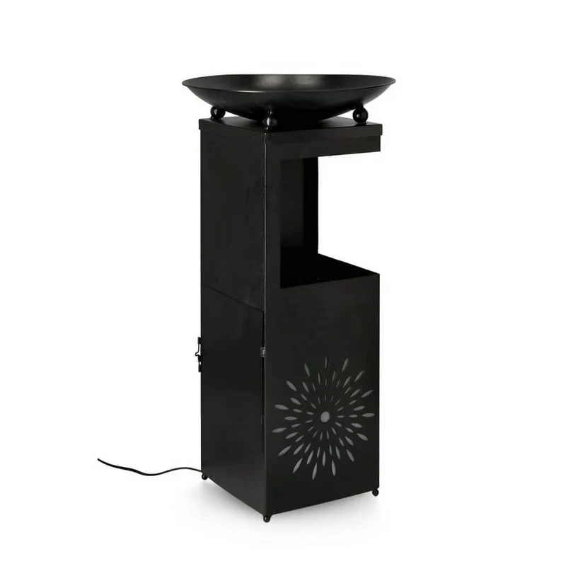Fontana da Giardino in Metallo con Luce LED Incorporata - SNOWFLAKE
