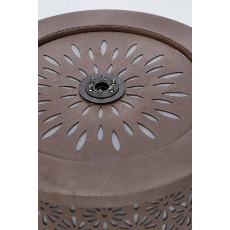 Fontana da Tavolo in Metallo con LED Decorazioni Floreali - ZENITH