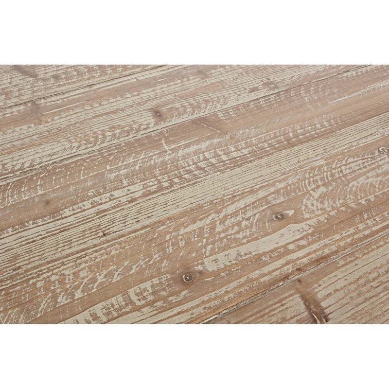 Tavolo da pranzo in legno abete e acciaio 200x90 cm - THEO