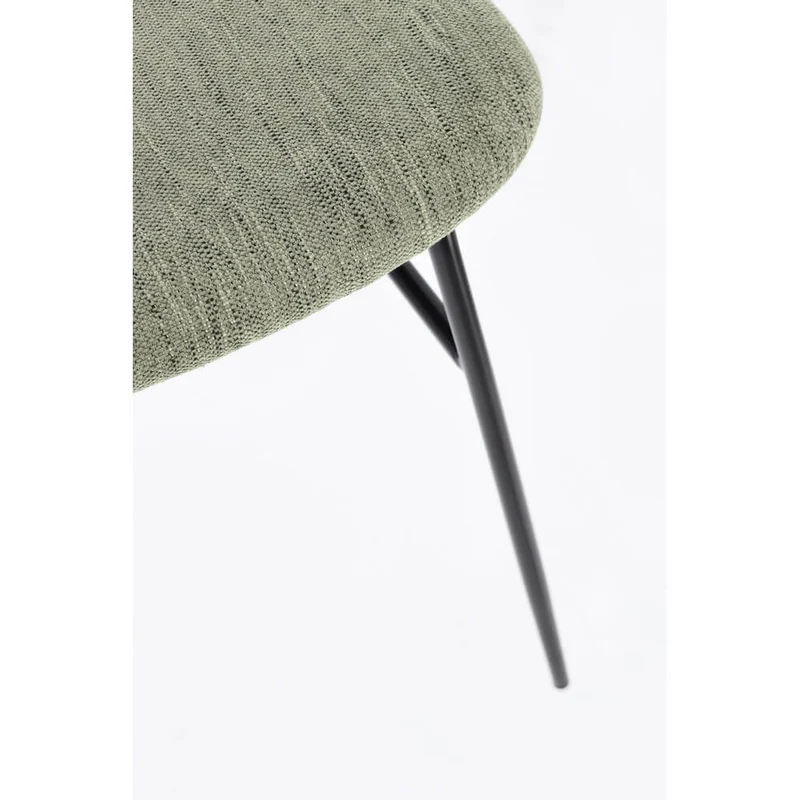 Set di 2 Sedie con Seduta Imbottita e Schienale Effetto Rattan - VIVIANA