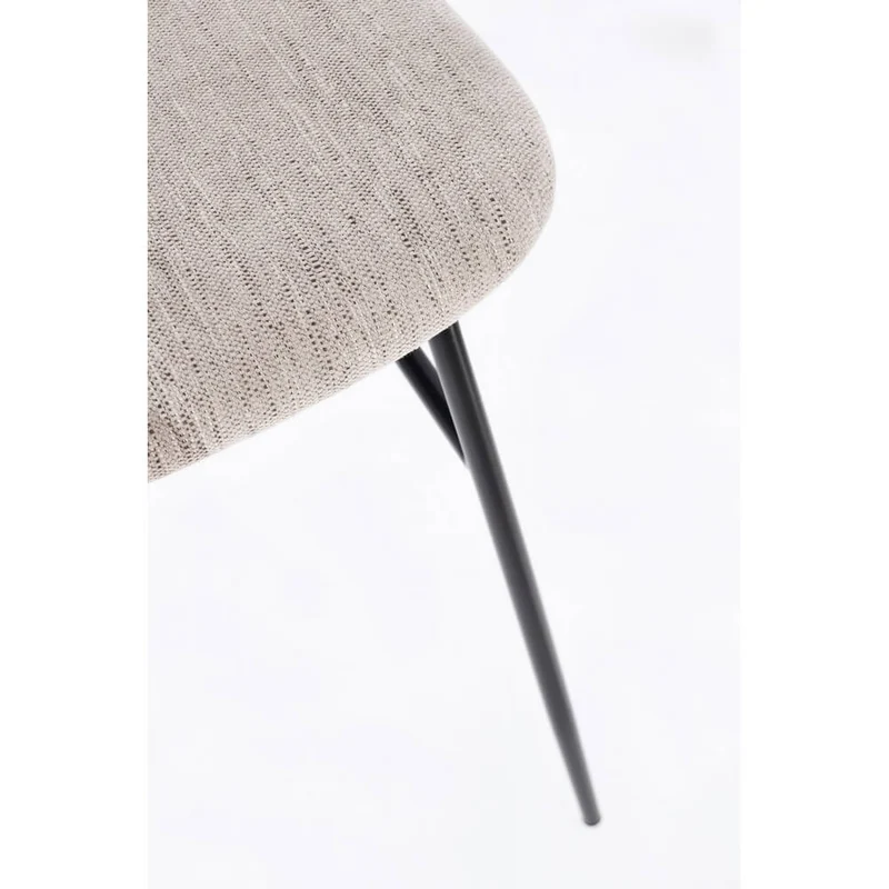 Set di 2 Sedie con Seduta Imbottita e Schienale Effetto Rattan - VIVIANA