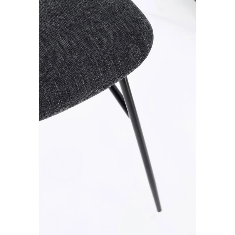 Set di 2 Sedie con Seduta Imbottita e Schienale Effetto Rattan - VIVIANA