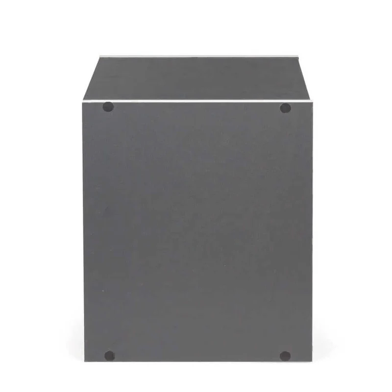 Cubo Modulare con Mensola in Legno Verde per Soggiorno - NIXO