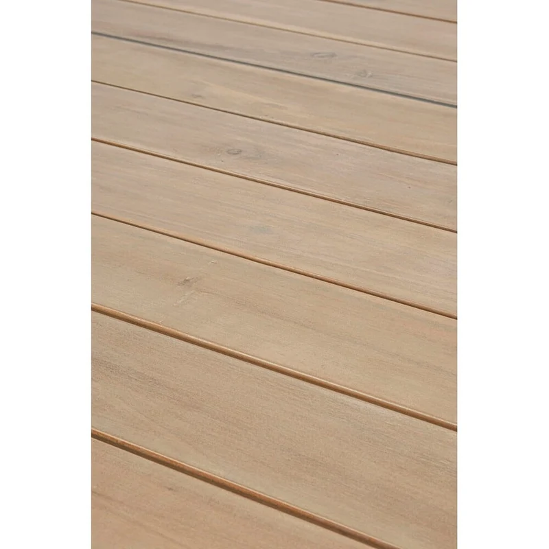 Tavolo da Giardino Allungabile in Alluminio Effetto Legno - SEAFARER