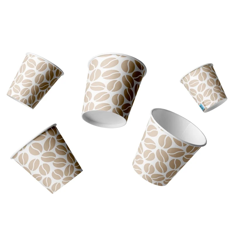 BUYBUY 2000 Bicchieri Carta Bianchi Monouso Grandi 70 ml Usa e Getta, Biodegradabili, Termici Ideali Per Acqua, Caffè, Cappuccino, Tisane e Bevande Calde Compostabili e Riciclabili BCH026