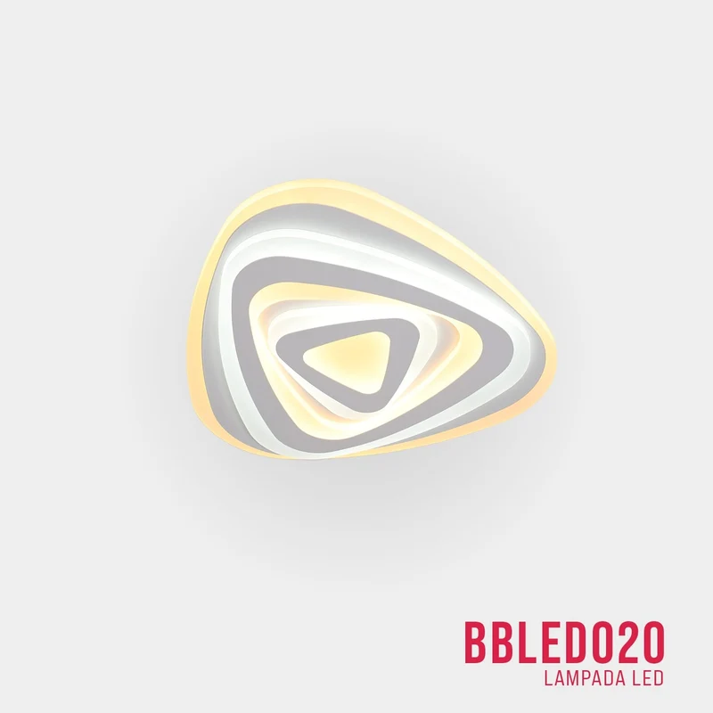 BUYBUY Lampadario LED 90W, Telecomando 2.4G, Luce Regolabile 6300lm BBLED020