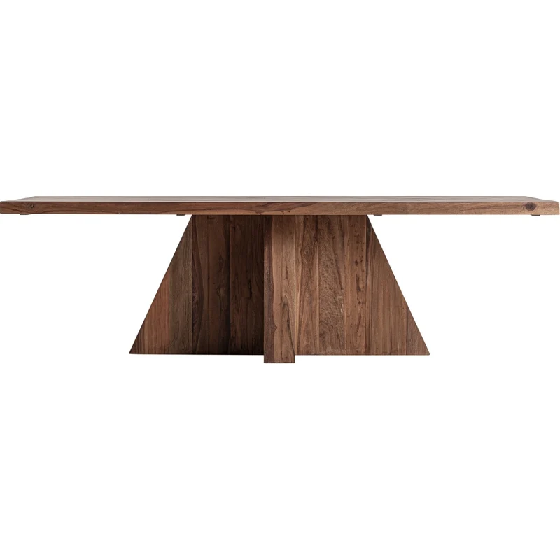 Tavolo pranzo legno massello Sal design di lusso Obelisk