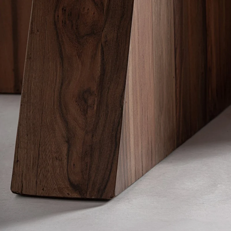 Tavolo pranzo legno massello Sal design di lusso Obelisk