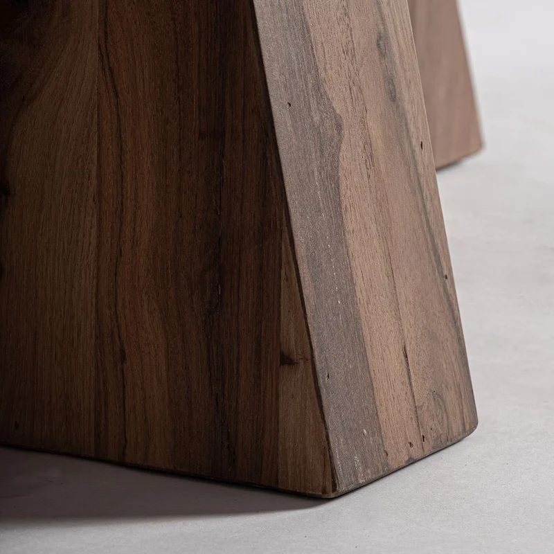 Tavolo pranzo legno massello Sal design di lusso Obelisk
