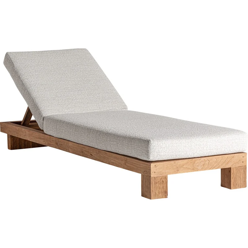 Lettino prendisole outdoor teak design lusso Block
