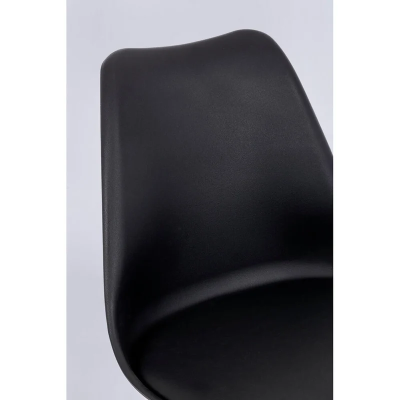 Set di 4 Sedie Design Nordico con Cuscino in Similpelle e Gambe in Faggio - FIO
