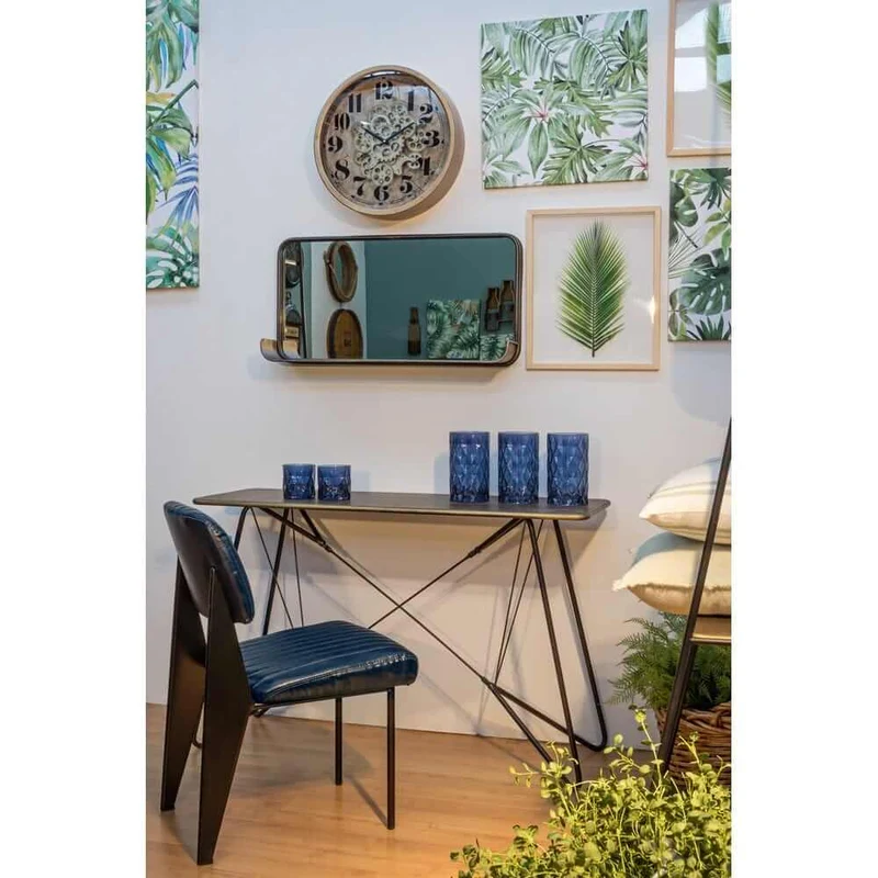 Set di 2 Sedie Vintage in Similpelle con Struttura in Acciaio - DAISY