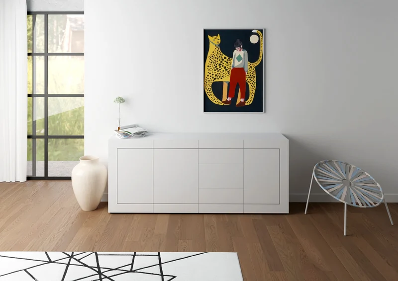 Madia 3 ante/3 cassetti 200x40x83,5 cm - ELIOS