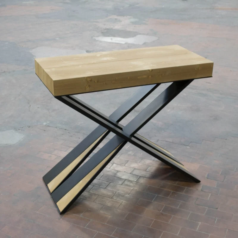 Consolle allungabile Gambe Antracite in Legno di Abete - DIAGO