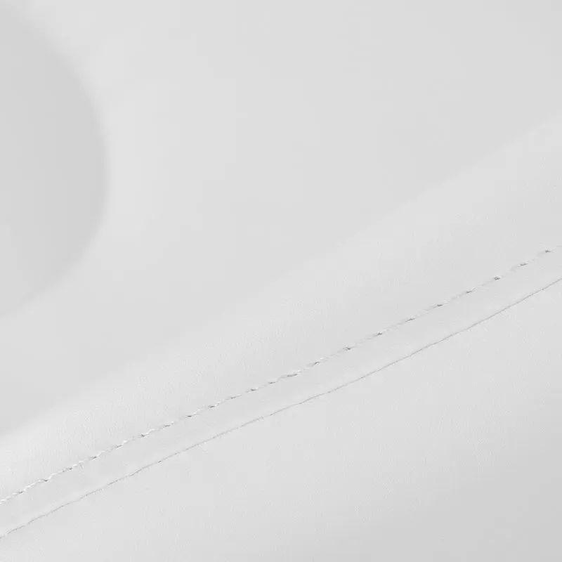 Sgabello Cosmetico Ergonomico con Sistema Bump-Up | 156-F (Bianco)