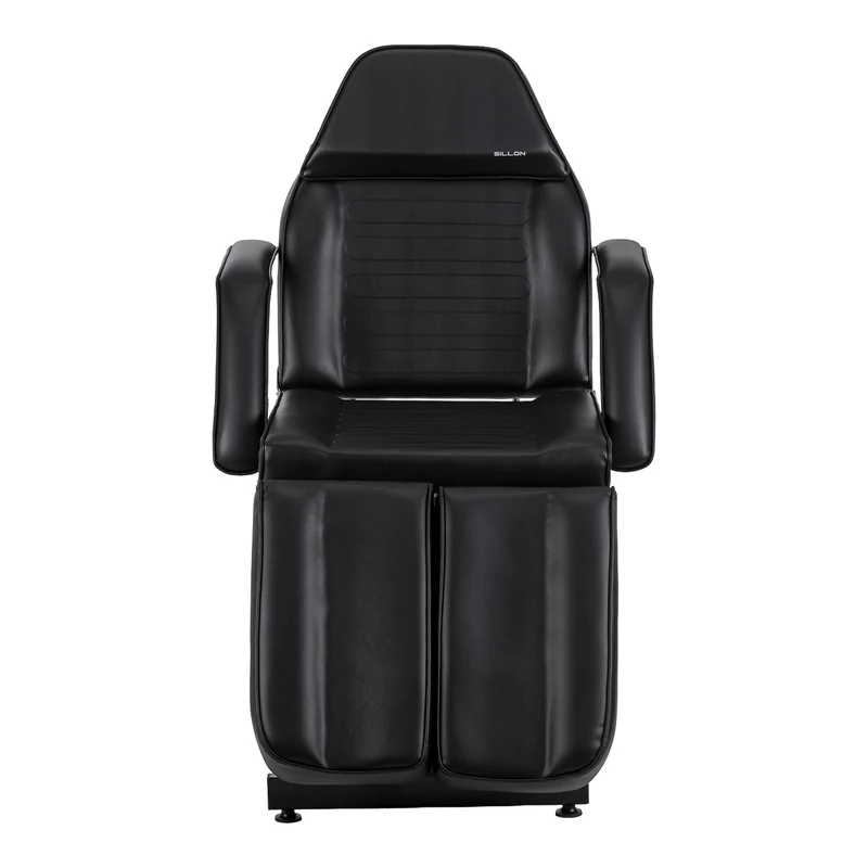 Poltrona Idraulica Pedicure Podologia Poggiapiedi Diviso | SILLON 210 (Nero)
