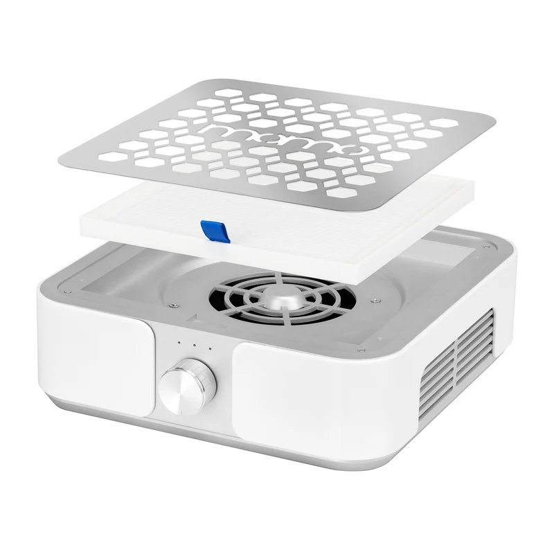 Set Aspiratore Polvere Unghie e Fresa Professionale | MOMO P30 (Bianco)