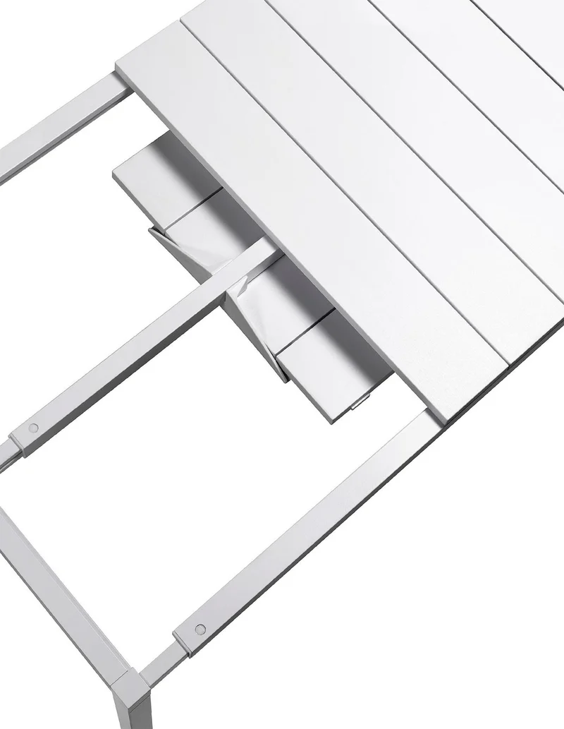 Set tavolo Rio Allungabile 140-210 con 6 sedie Net per esterno e giardino