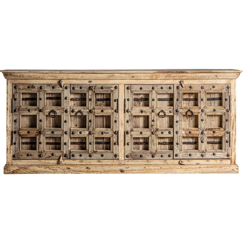 Credenza Indiana Legno Mango di Lusso Naryan