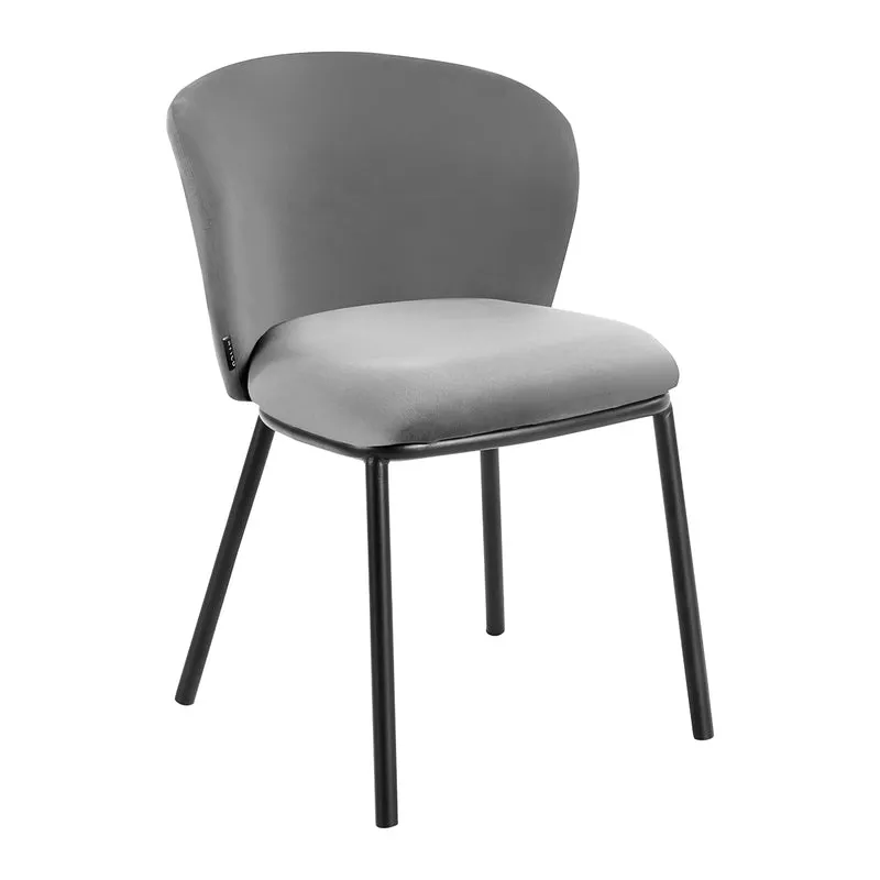 Sedia Imbottita Elegante per Salone e Reception | LINEA (Grigio)