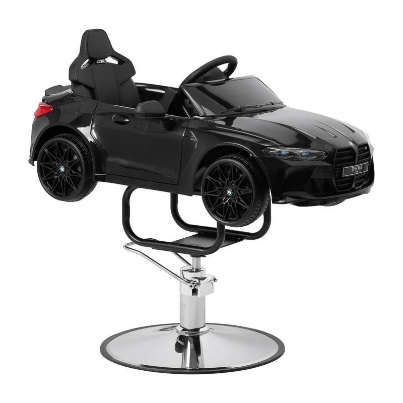 Poltrona Parrucchiere Bambini a Forma di Auto | BWM (NERO)