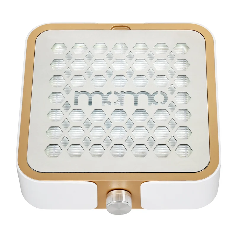 Aspiratore Polvere per Unghie Professionale | MOMO P30 (Bianco-Oro)