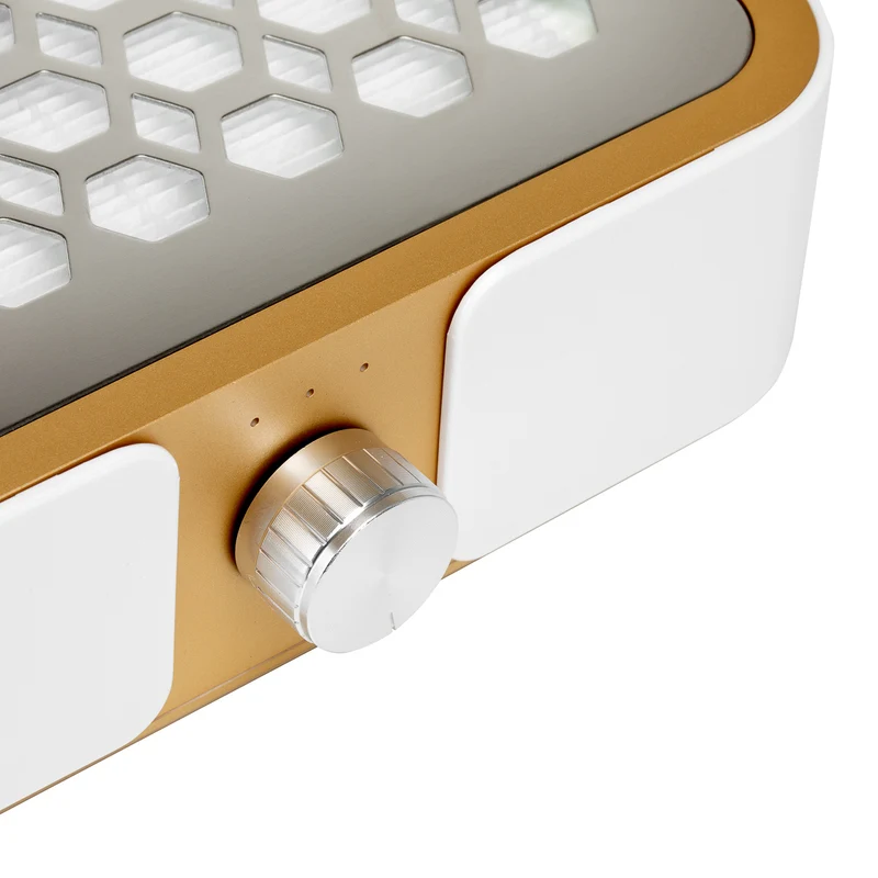 Aspiratore Polvere per Unghie Professionale | MOMO P30 (Bianco-Oro)